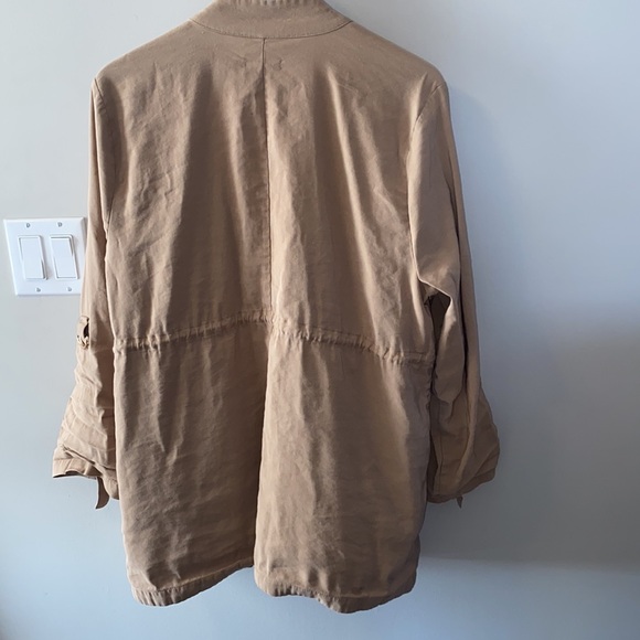 Torrid Tan Draped Utility Jacket - Picture 7 of 11